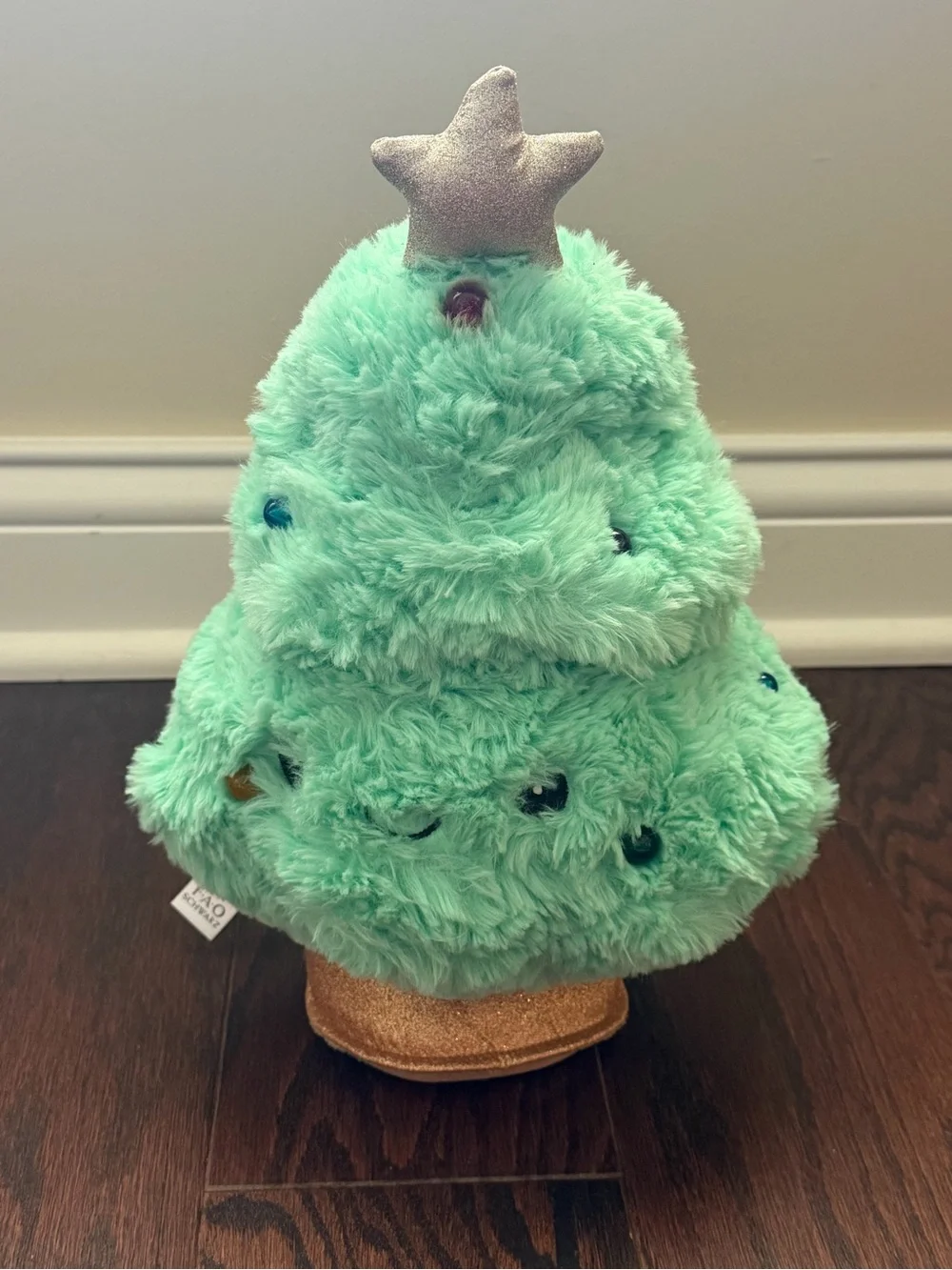 FAO Schwarz Plush Christmas Tree Green Kawaii Stuffed Holiday Décor 2022